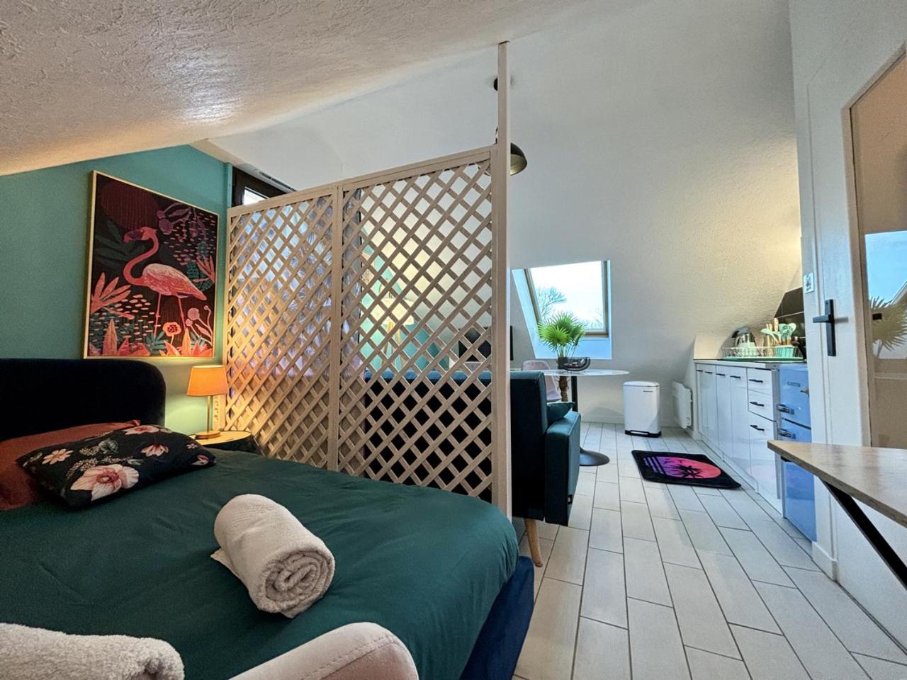 -Tropical Studio- Paisible Parking Wifi Lave-Linge Κεμπέρ Εξωτερικό φωτογραφία